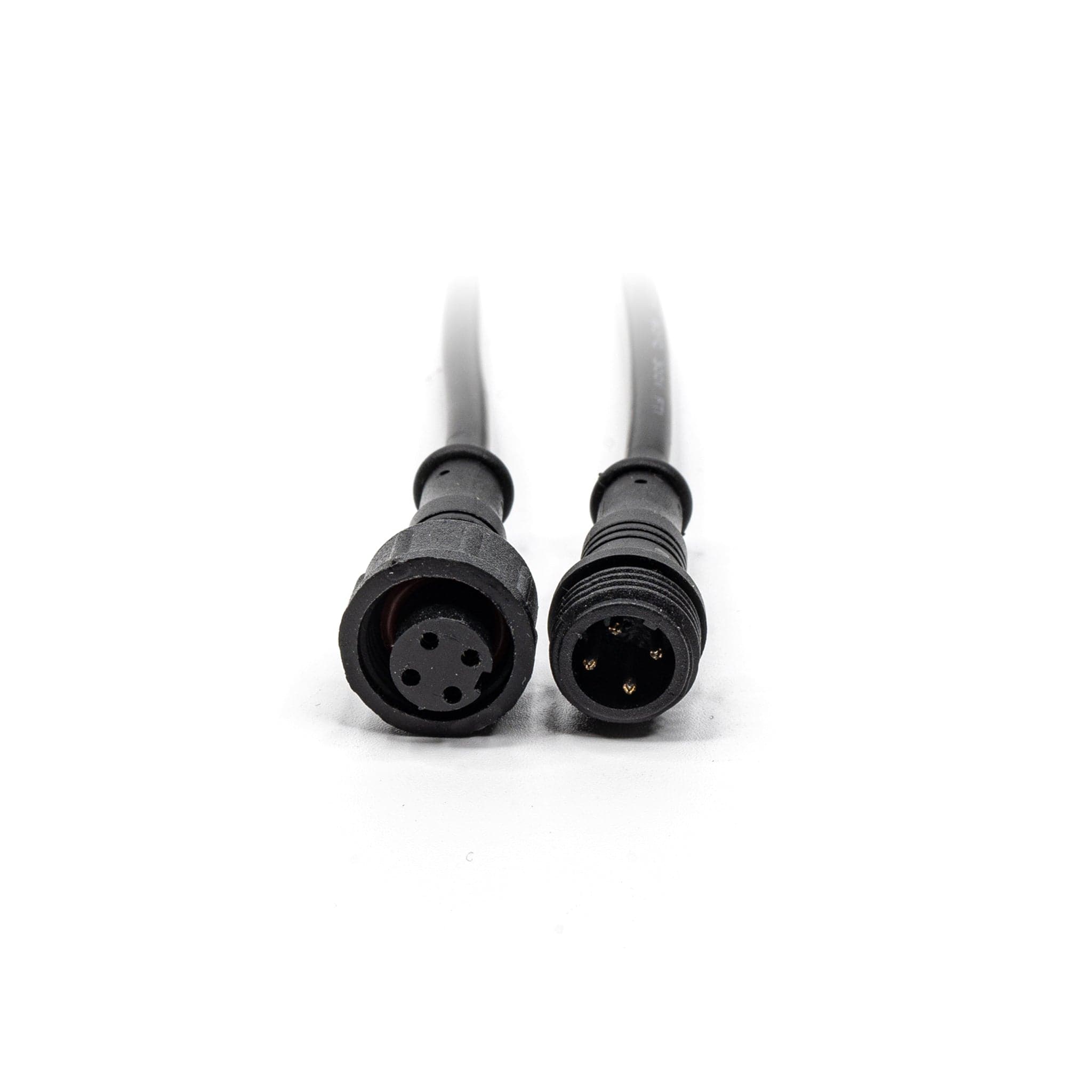 IP68 WATERPROOF BARREL CONNECTORS : 4 PIN