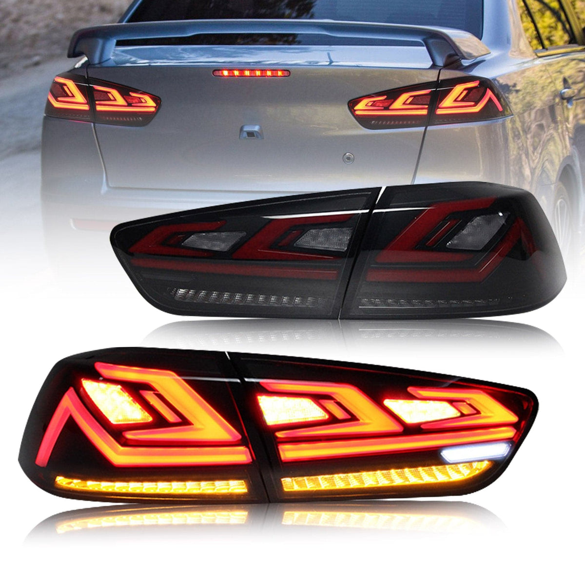 MITSUBISHI LANCER DYNAMIC LED TAIL LIGHTS iilumo
