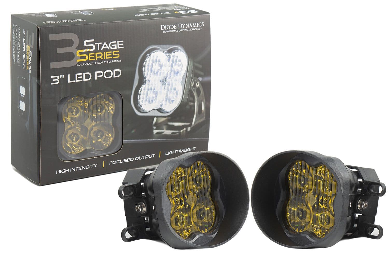 STAGE SERIES 3" SAE/DOT TYPE B FOG LIGHT KIT