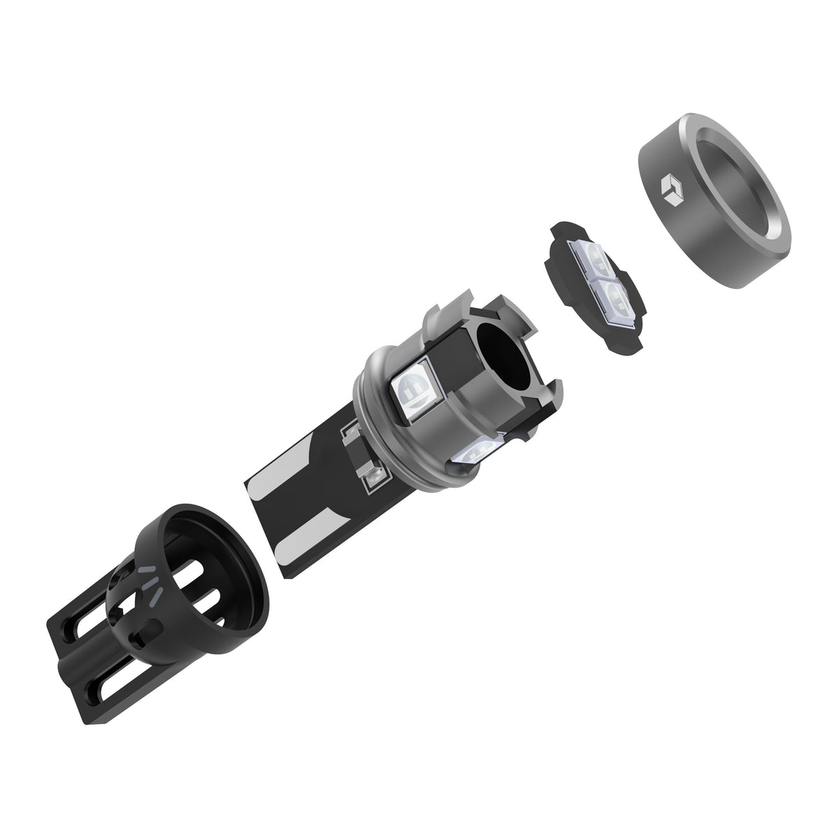FLASHING T10 CANBUS+ LED BULB : BLUE