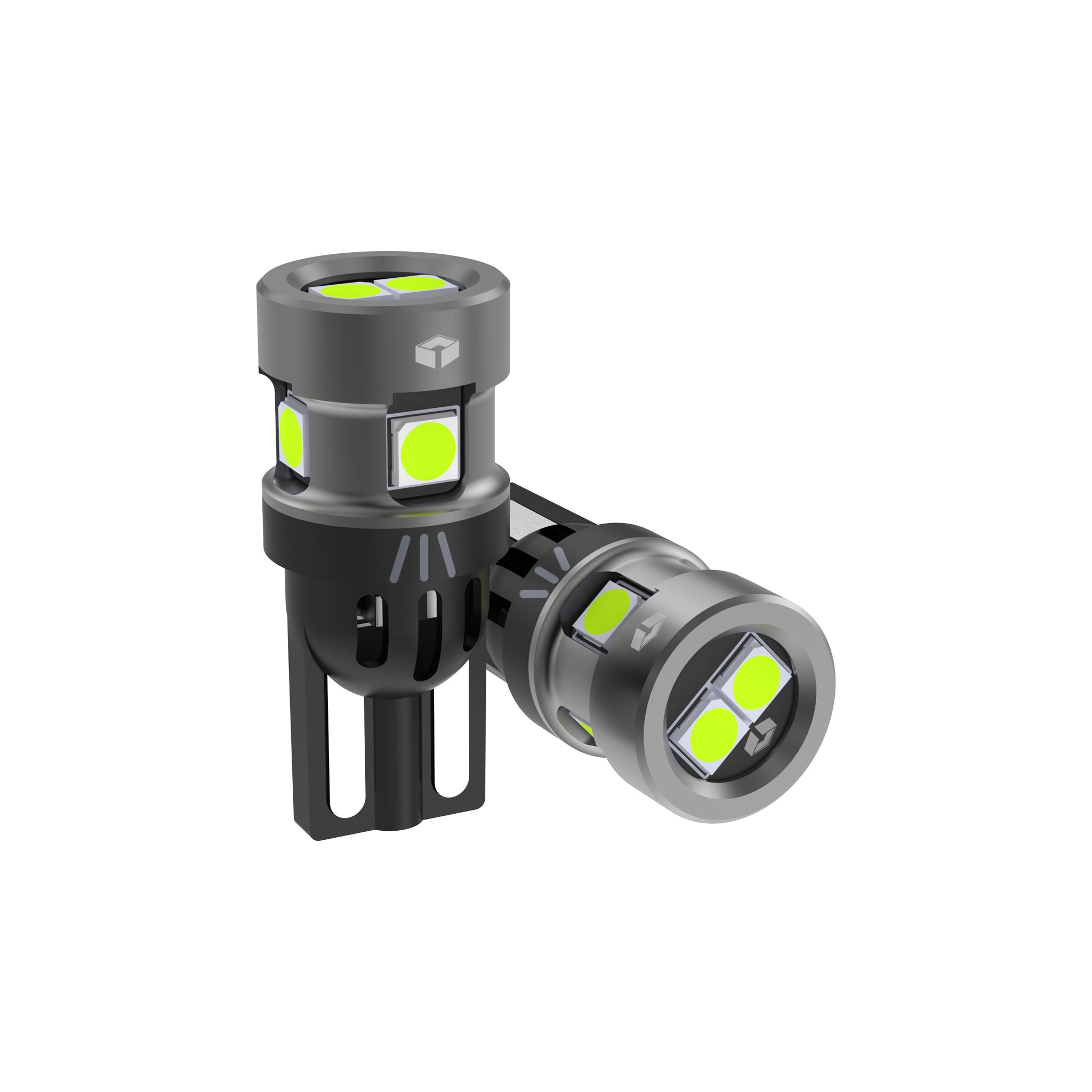 FLASHING T10 CANBUS+ LED BULB : GREEN