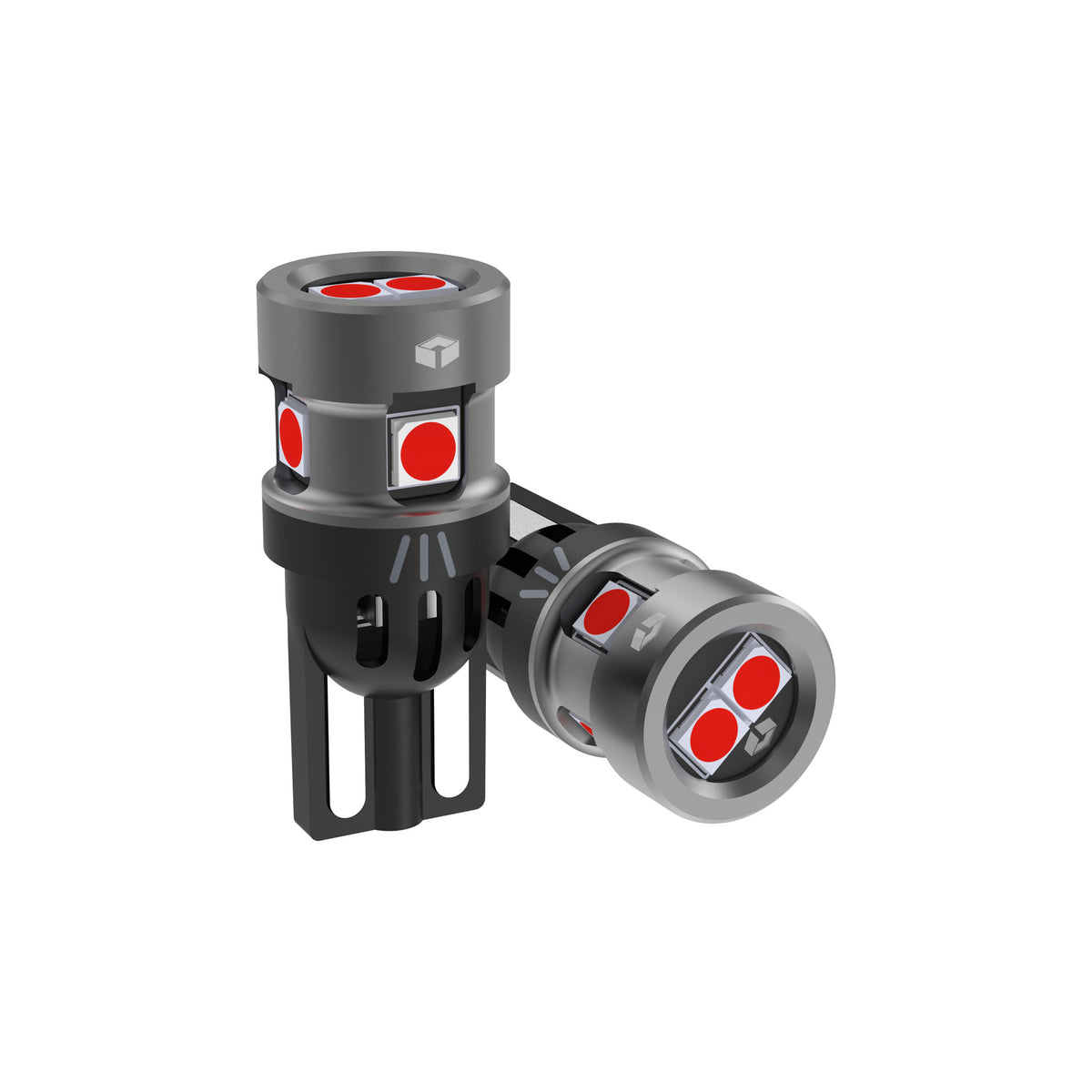FLASHING T10 CANBUS+ LED BULB : RED