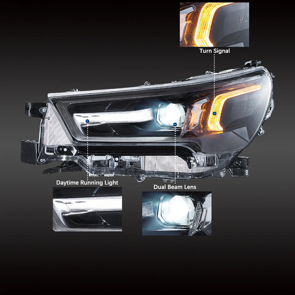 2021-2024 TOYOTA HILUX LED HEADLIGHTS – iilumo