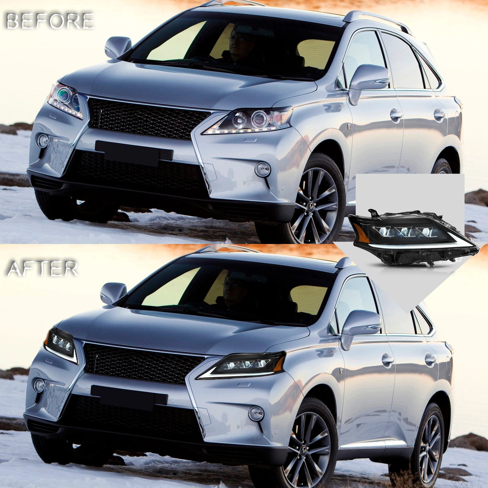 2012-2015 LEXUS RX SEQUENTIAL LED HEADLIGHTS