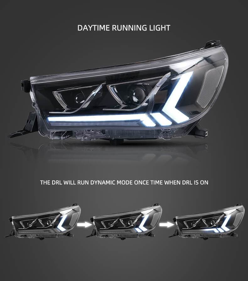2015-2020 TOYOTA HILUX SEQUENTIAL LED HEADLIGHTS