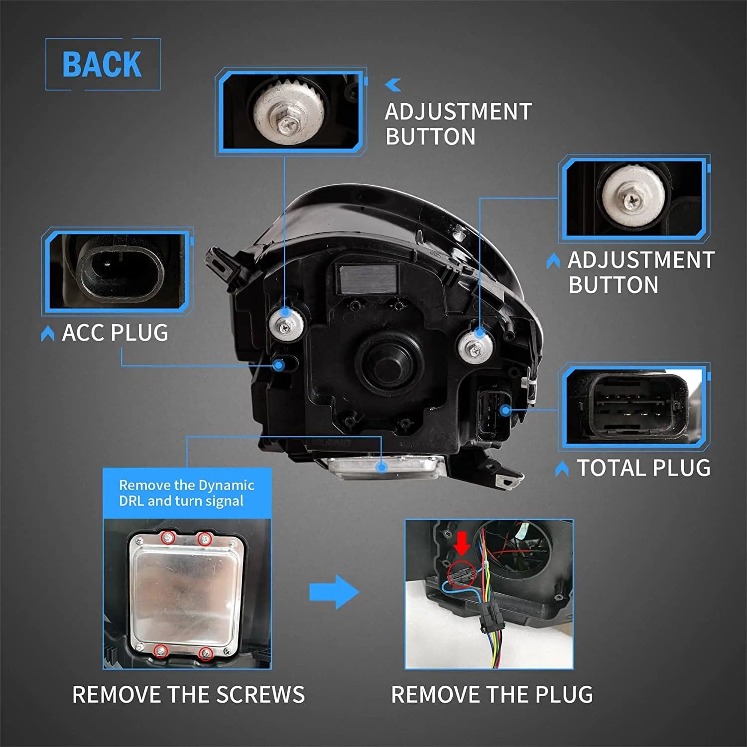 2014-2018 MINI COOPER F56 SEQUENTIAL LED HEADLIGHTS